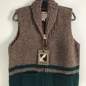 Filson Wmn’s Hand Knit Blanket Stripe Vest